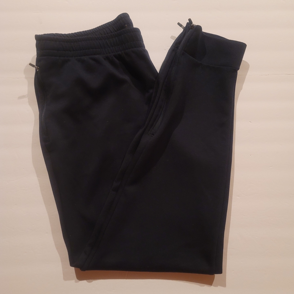 Champion Men's Black Jogger Sweatpants Ankle Zipper And Pockets Size XL 36x28 - Picture 2 of 7